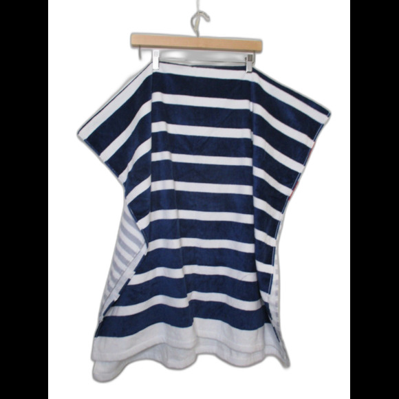 Unbranded Red White Blue Striped Beach Towel Americana July 4th 32" x 64" - Picture 6 of 6